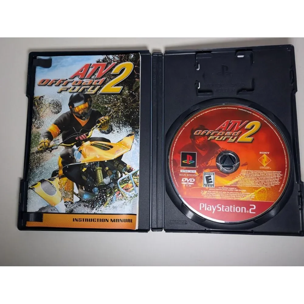 ATV Offroad Fury 2‎ Greatest Hits Sony Playstation 2 2002 PS2 CIB Tested/ Works
